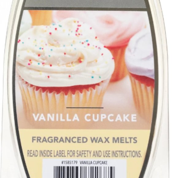 NEW YANKEE CANDLE VANILLA CUPCAKE WAX MELTS .4 SEPARATE PACKS WITH 6 WAX MELTS - Picture 3 of 3